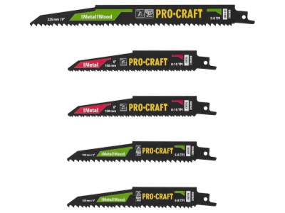 Sada pilových plátků do pily ocasky Procraft SB5