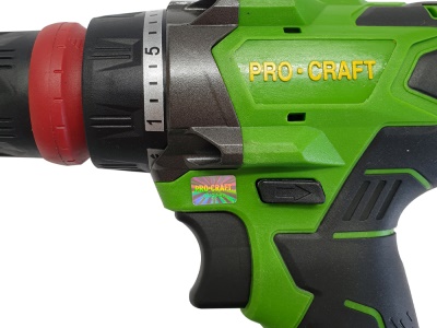 Procraft aku sada nářadí 20V 6dílů 2 x baterie 2.0Ah s nabíječkou