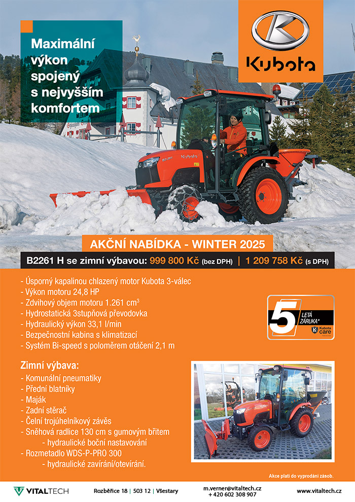 Kubota akce B2261 Winter